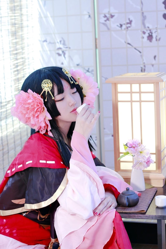 明阳师手游COS御姐樱花妖 - 夏柠柠