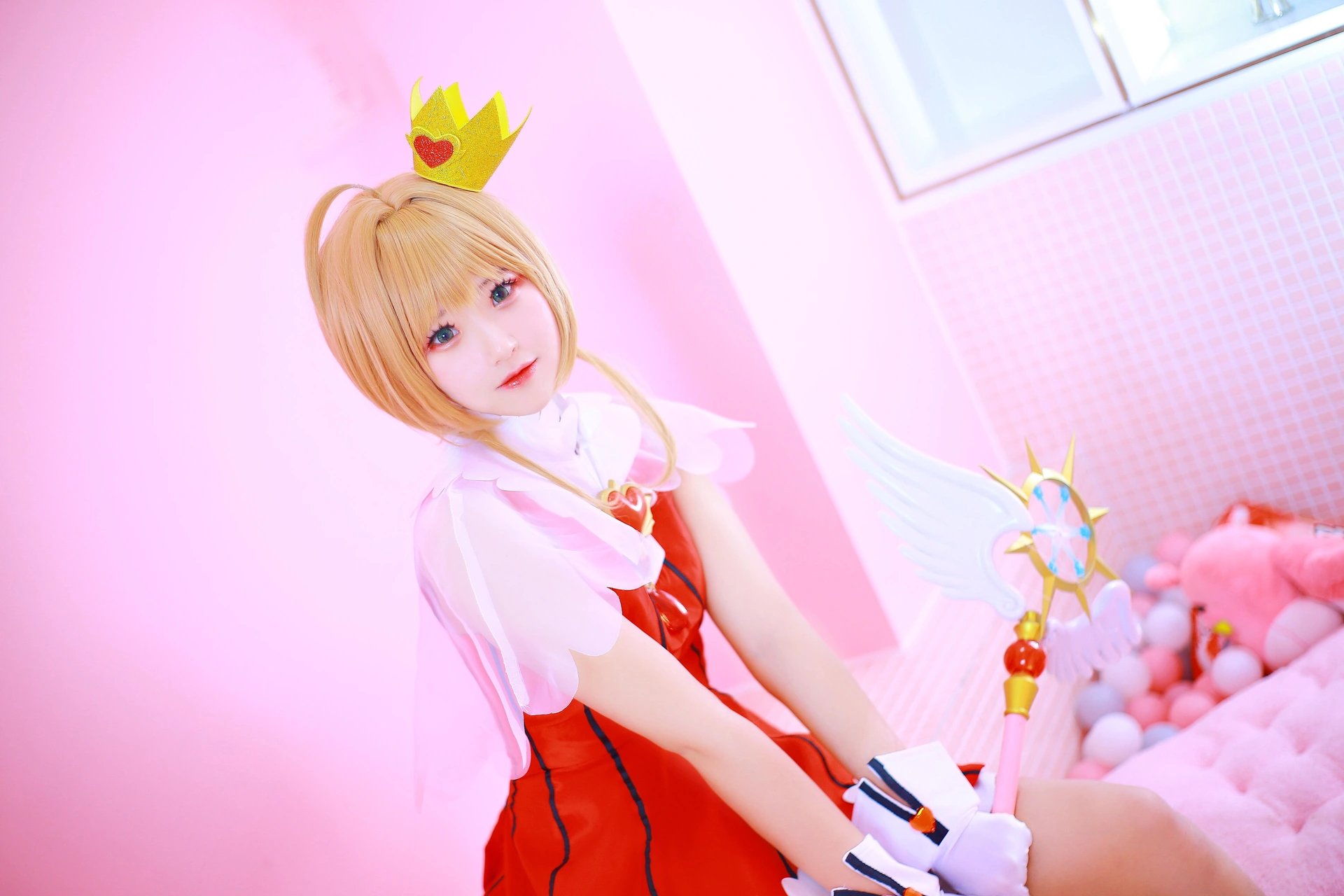夏柠柠 - NO.53 魔卡少女樱COS小樱COS正片 3