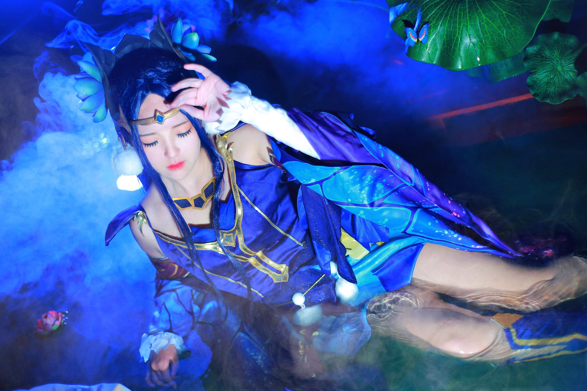 夏柠柠 - NO.57 王者荣耀COS貂蝉水景 3